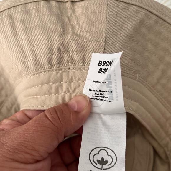 Tan Bucket Hat with Sturdy Canvas and Ventilation - Picture 5 of 8